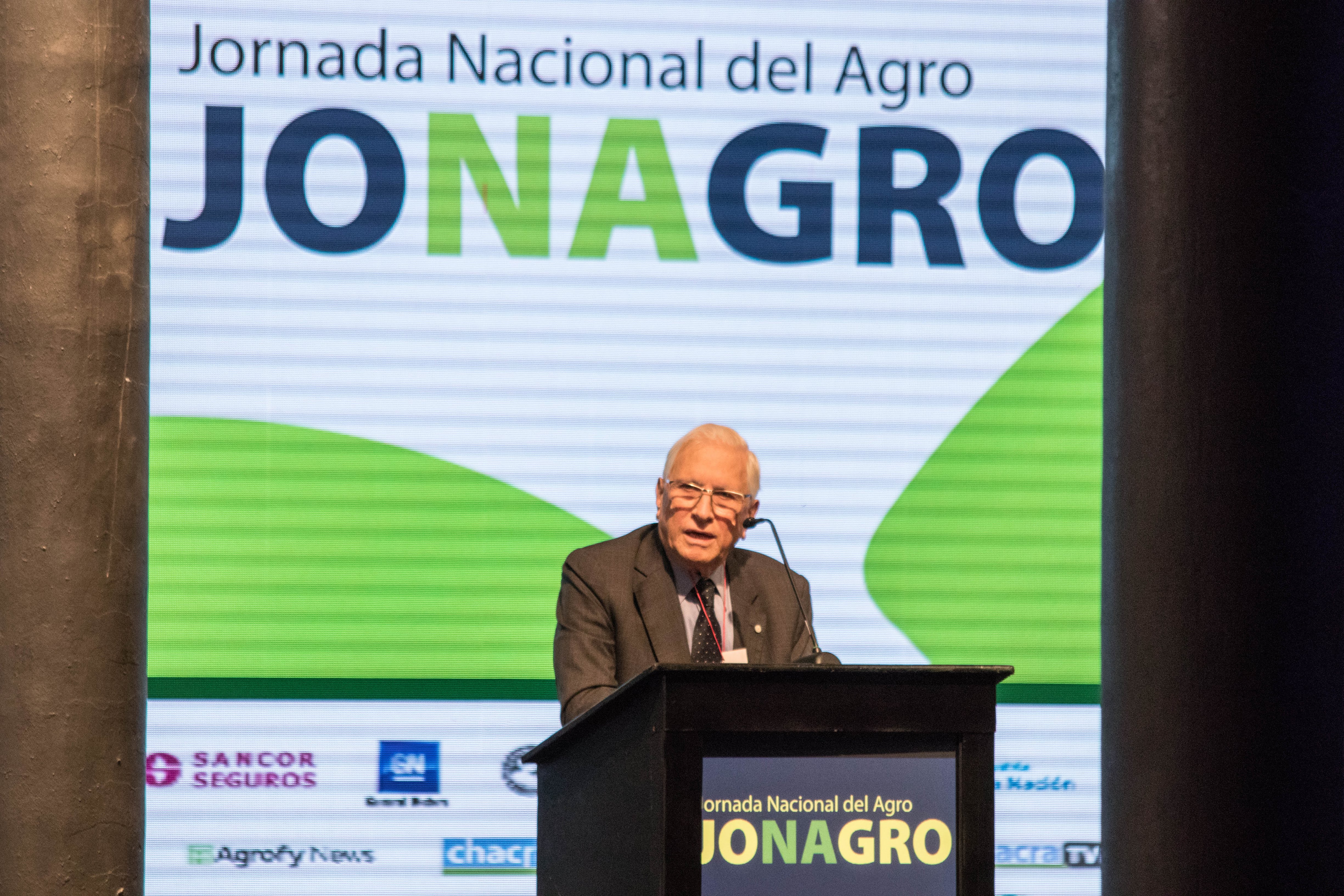 13/9/18. El director del INDEC, Jorge Todesca, participa del panel de apertura de la Jornada Nacional del Agro 2018.